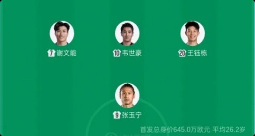 7m体育官网-国足首发前场4人新赛季中超共进9球，张玉宁、王钰栋领跑射手榜